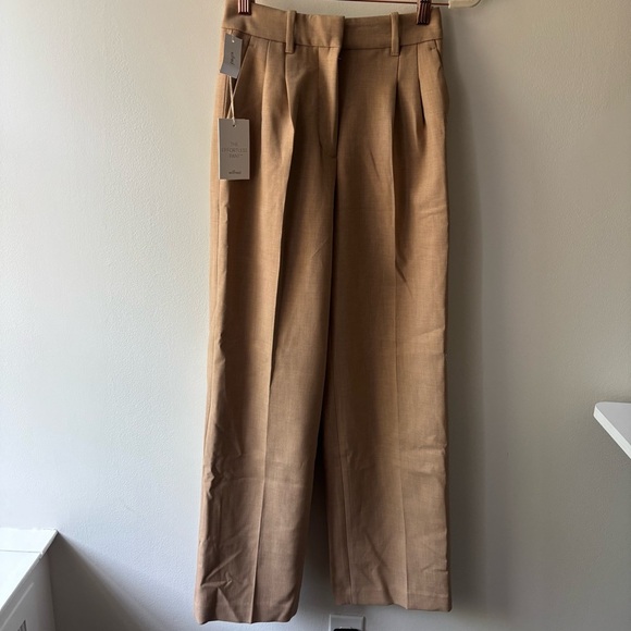 Aritzia The Effortless Pant™ - (Re)ssential- Heather Constant Camel Sz 0 - Picture 4 of 11